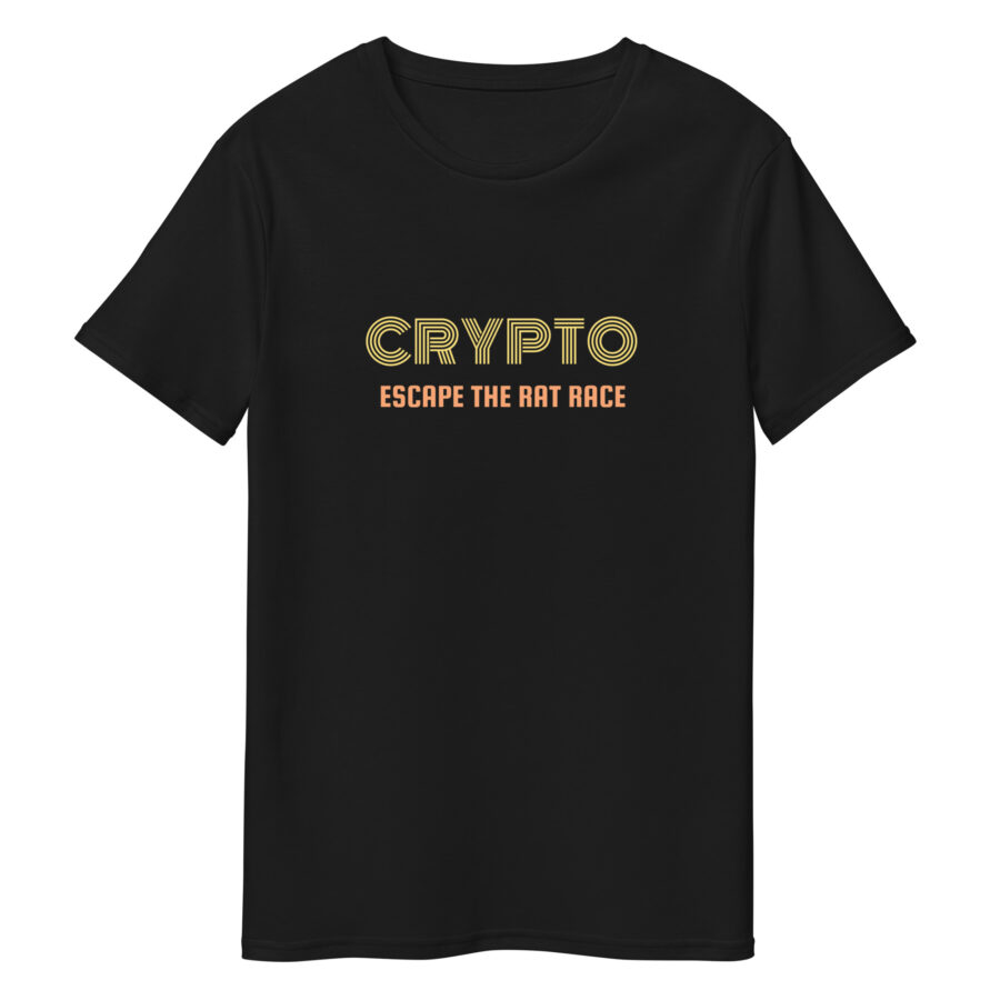 Crypto Escape the Rate Race || Men's Premium Cotton T-shirt - Image 2