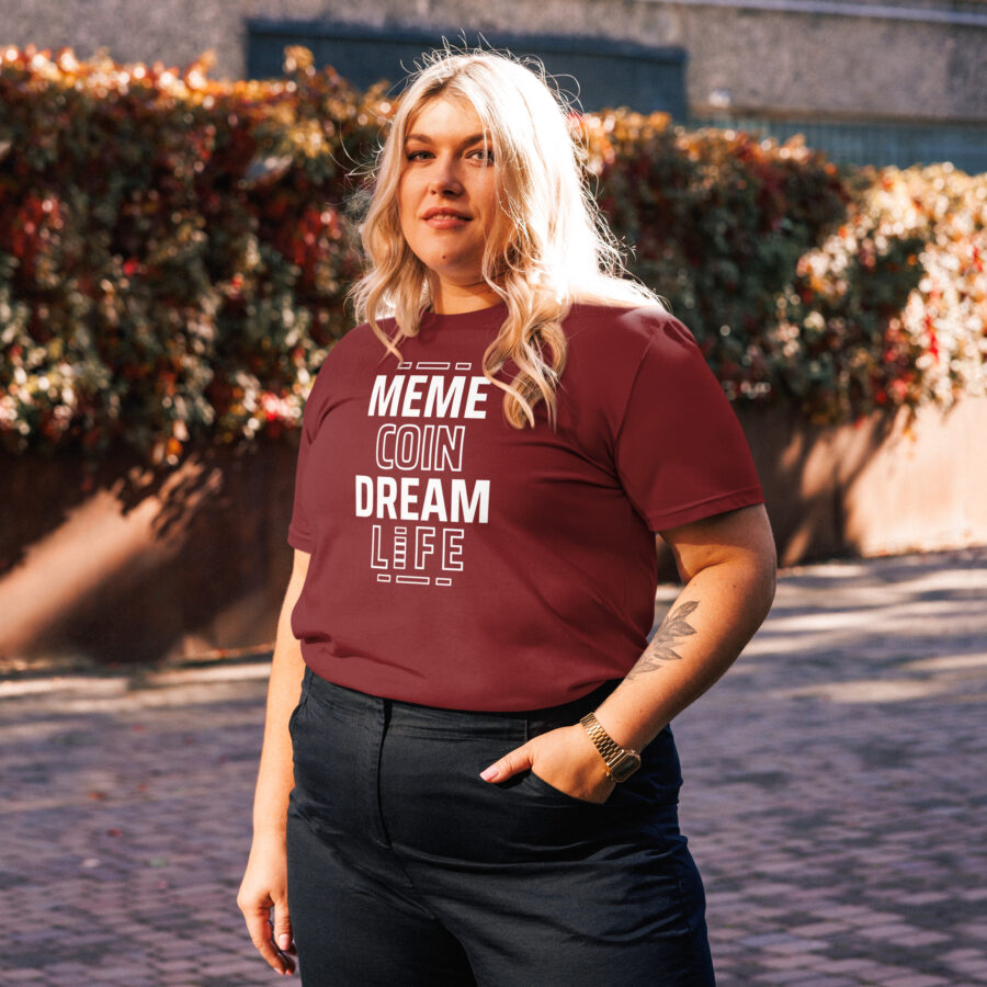 Meme Coin Dream Life || Women's Memecoin Themed T-shirt