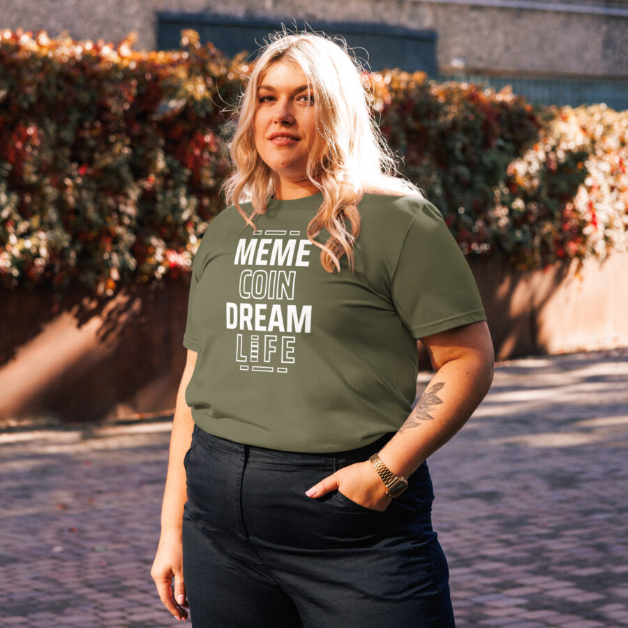 Meme Coin Dream Life || Women's Memecoin Themed T-shirt - Image 10