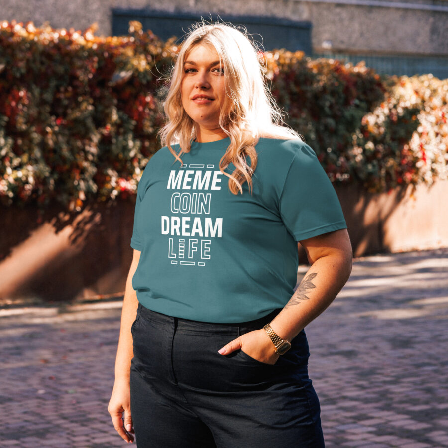 Meme Coin Dream Life || Women's Memecoin Themed T-shirt - Image 9