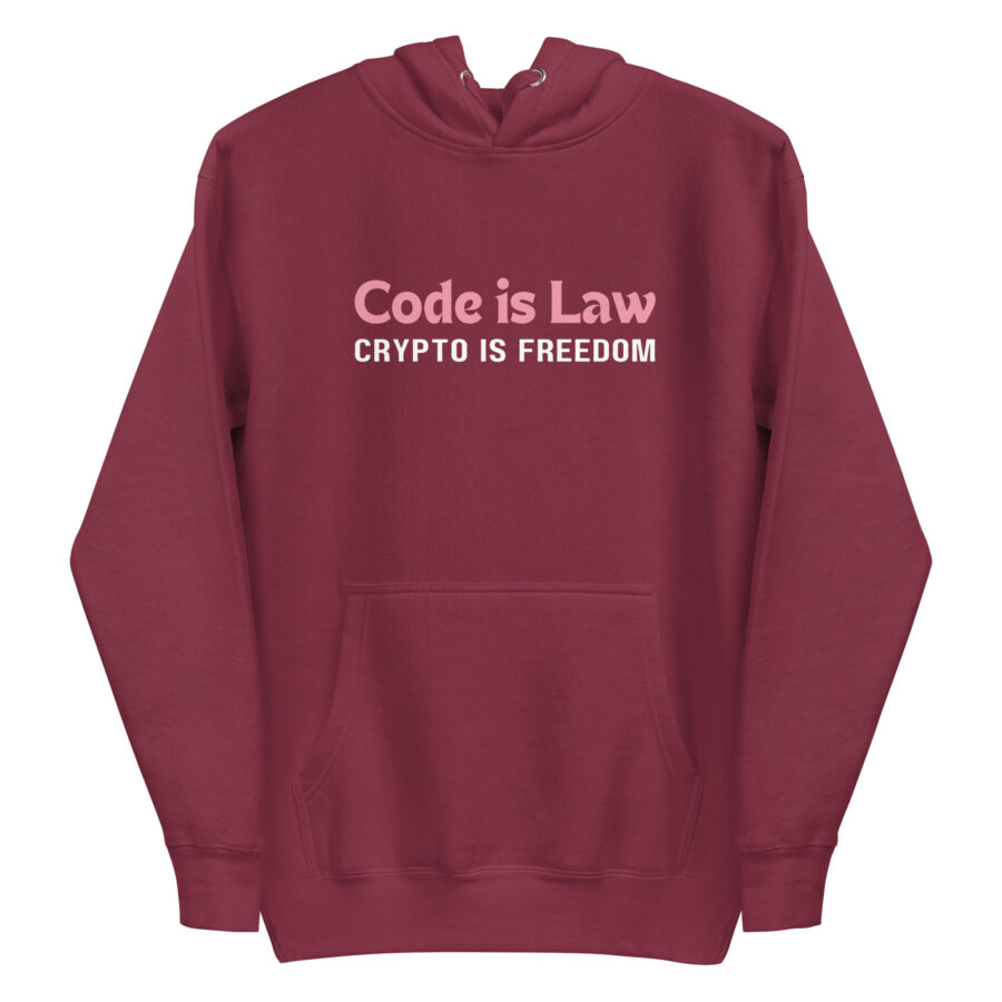 Code is Law Crypto is Freedom | Men's Crypto Hoodie - Image 5