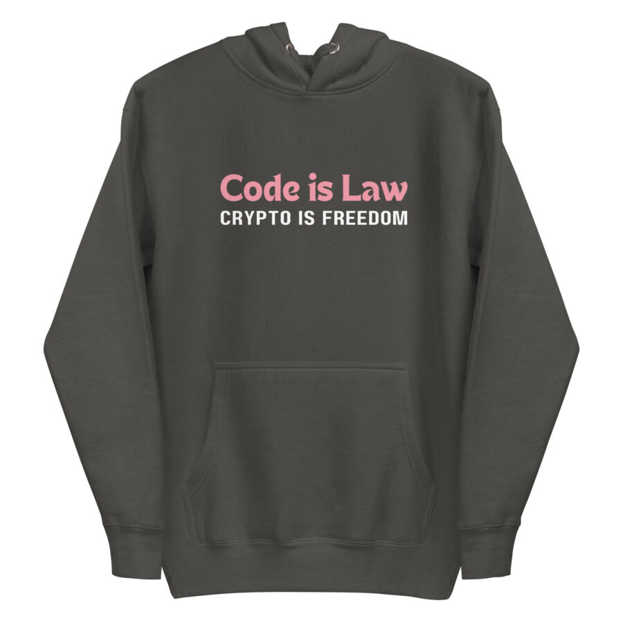 Code is Law Crypto is Freedom | Men's Crypto Hoodie - Image 6