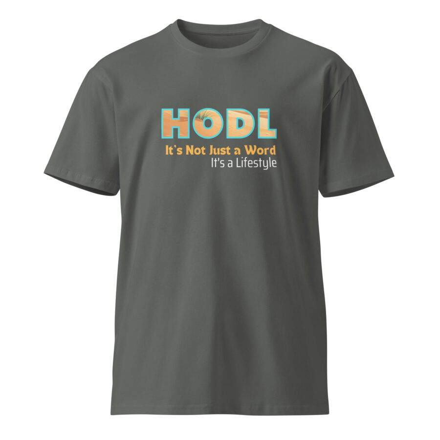 HODL It's Not Just A Word || Men's HODL T-shirt - Image 3