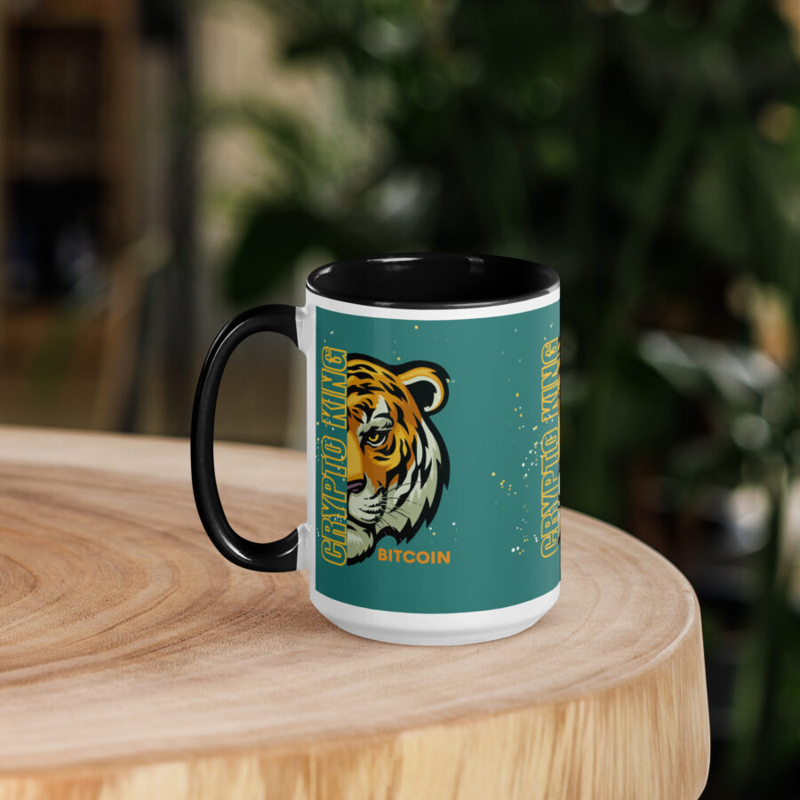 Crypto King Bitcoin Mug with Color Inside - Image 5