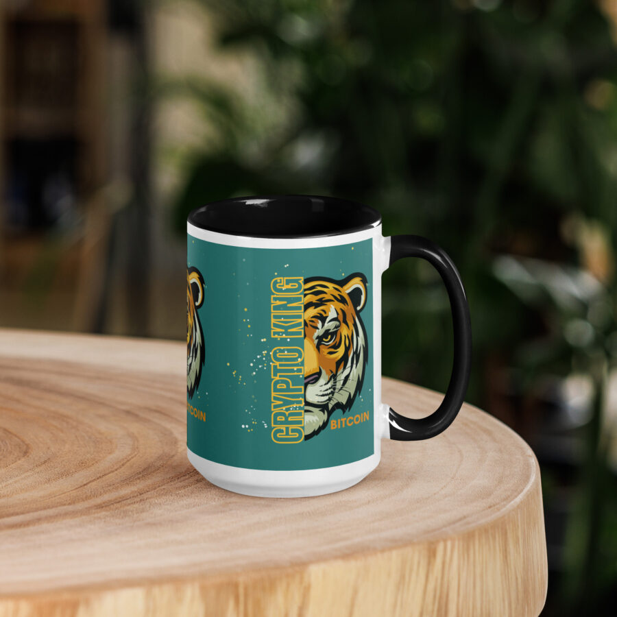 Crypto King Bitcoin Mug with Color Inside - Image 6