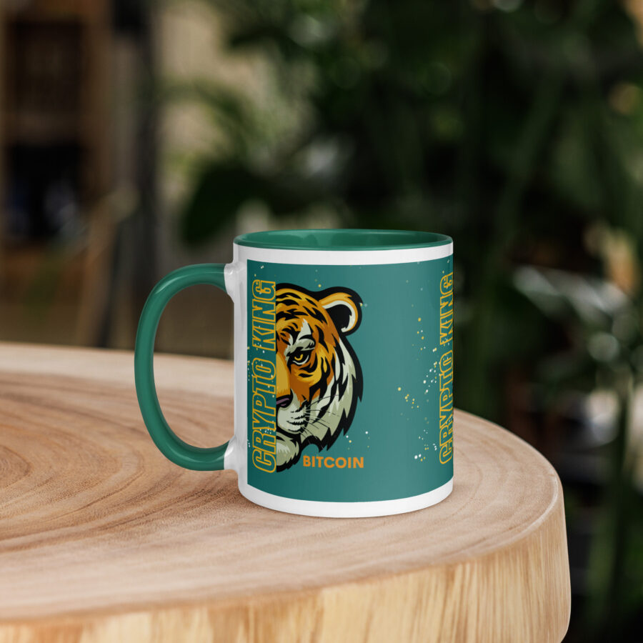 Crypto King Bitcoin Mug with Color Inside - Image 8