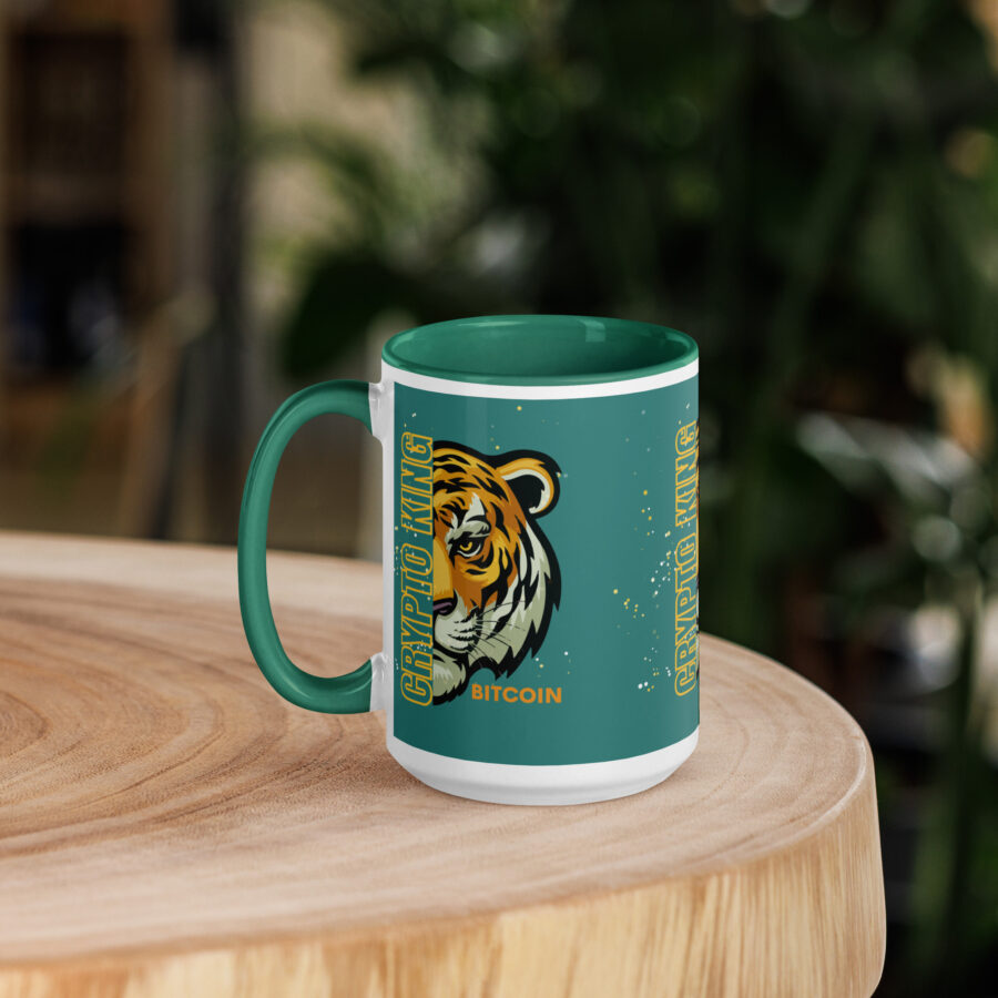 Crypto King Bitcoin Mug with Color Inside - Image 11