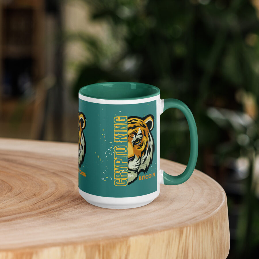 Crypto King Bitcoin Mug with Color Inside - Image 12